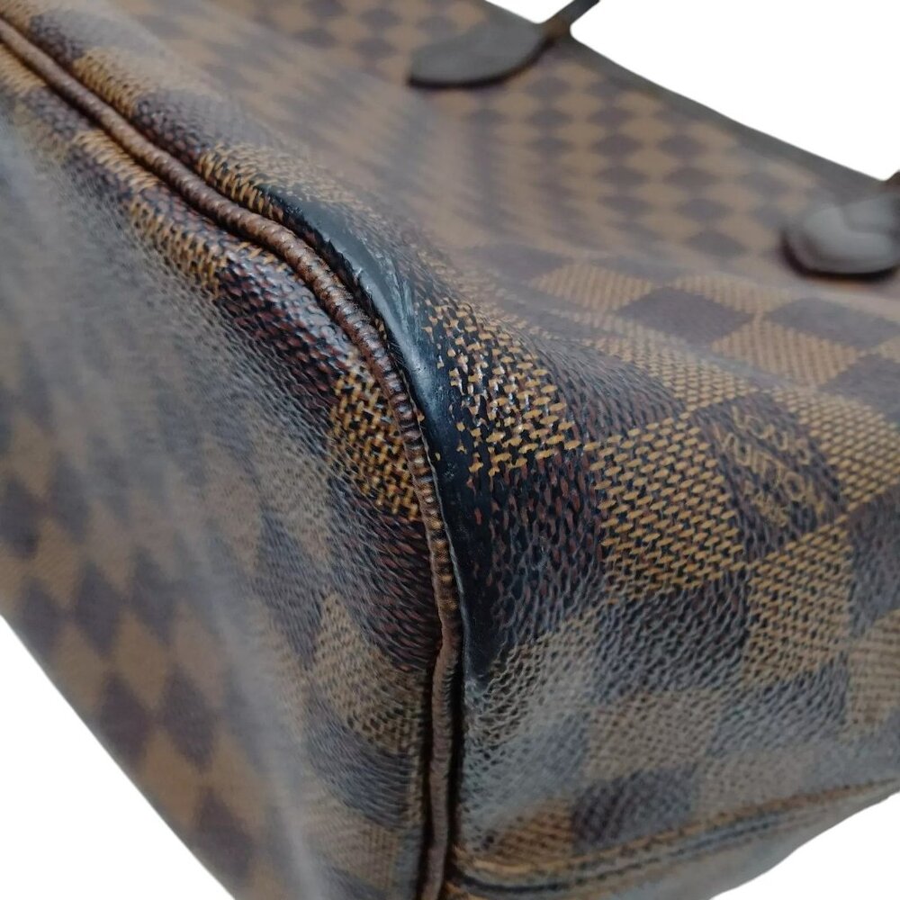 228640AU (X6) Louis Vuitton Tote Bag Neverfull MM Brown Damier - Picture 5 of 9